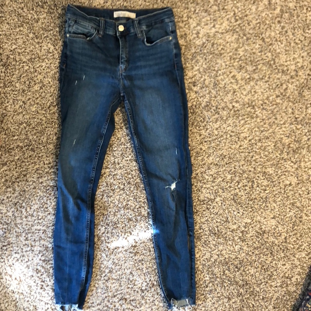 Zara basic denim jeans